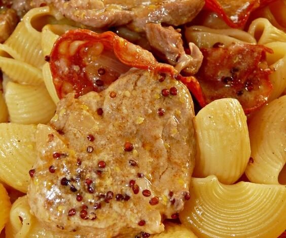 Filet mignon au chorizo et moutarde à l'ancienne