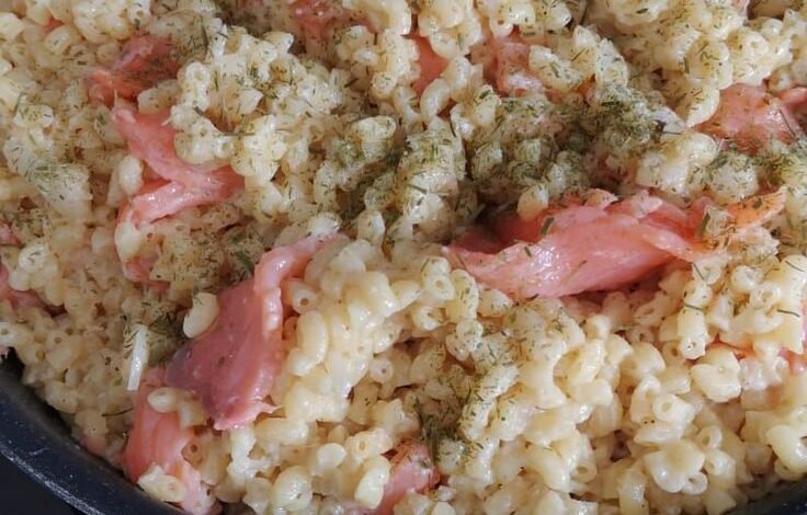 Risotto de coquillettes au jambon de Cyril Lignac