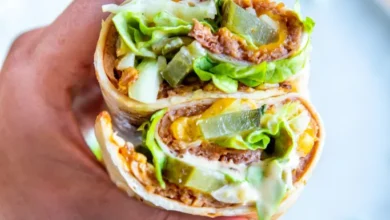 Wrap burger