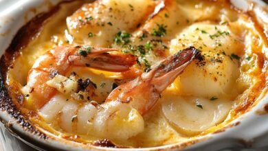 Gratin de Fruits de Mer Savoureux