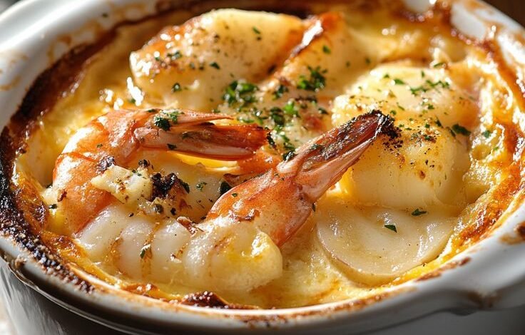 Gratin de Fruits de Mer Savoureux