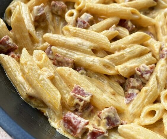 Pâtes au chorizo