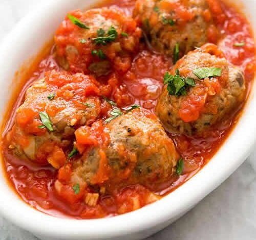 Boulettes de boeuf avec sauce tomate Cookeo
