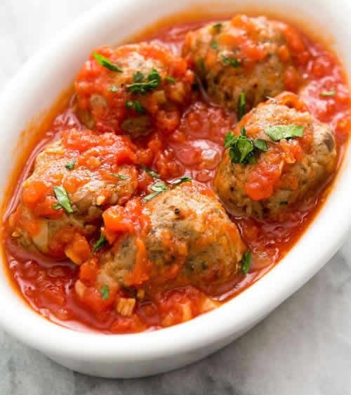 Boulettes de boeuf avec sauce tomate Cookeo