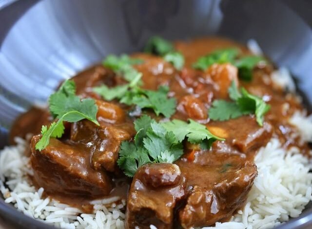 Curry de boeuf très parfumé