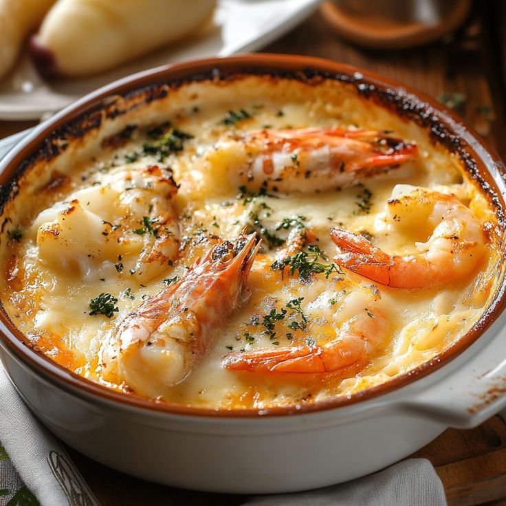 Gratin de Fruits de Mer Savoureux