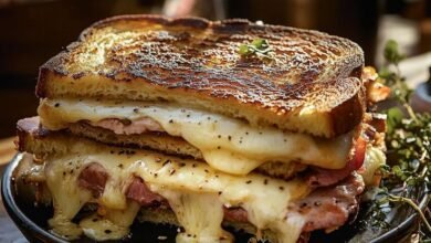 La Version Montagnarde du Croque Monsieur, pour les Fins Gourmets !