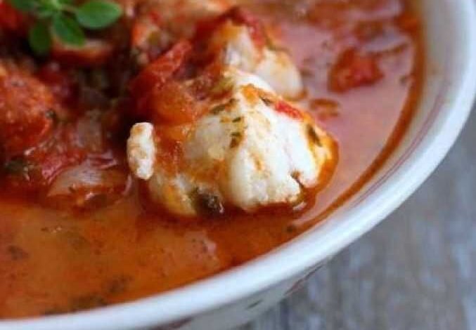Recette Filets de lotte au four à la tomate