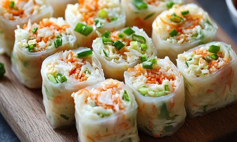 Rouleaux de Printemps au Crabe Rangoon