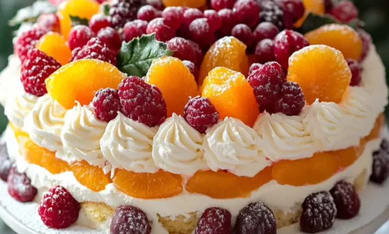 Cake aux Fruits Festif