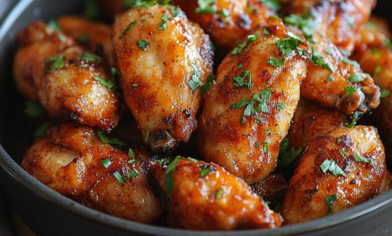 Ailes de Poulet au Citron et Poivre