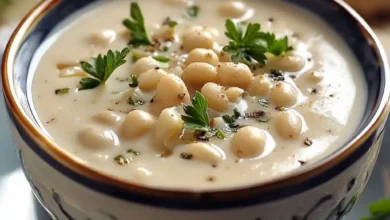 Soupe crémeuse aux haricots