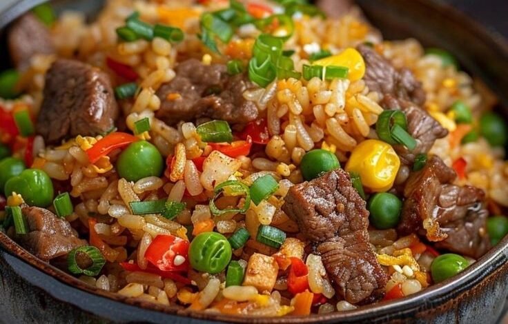 Riz Sauté au Bœuf