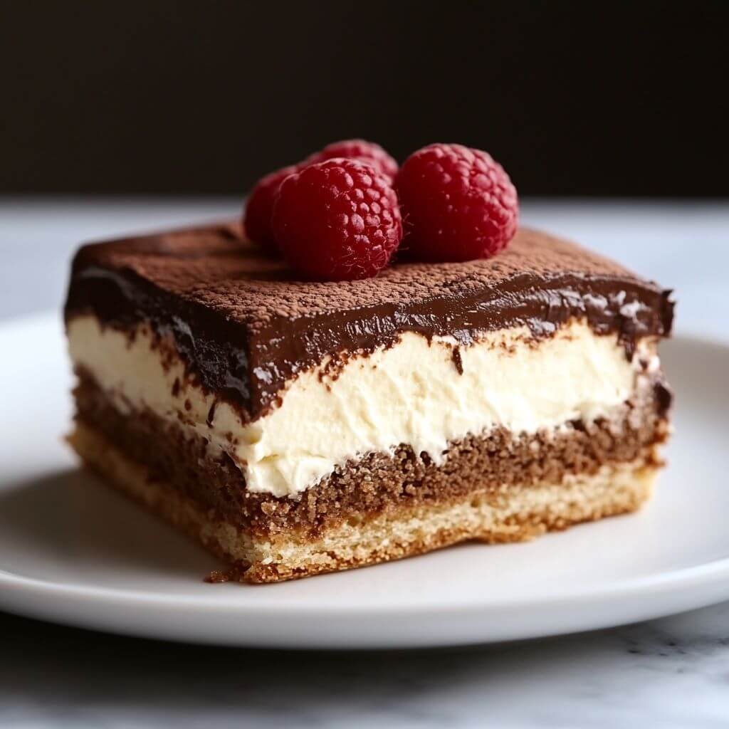 Gâteau éclair au chocolat sans cuisson