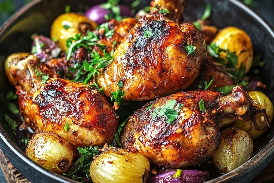 Poulet Épicé au Sucre Brun