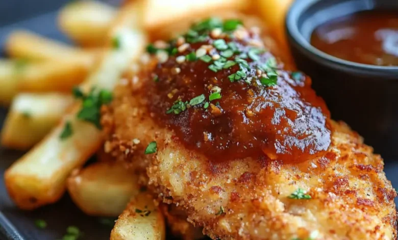 Poulet Frit Doré et Croustillant