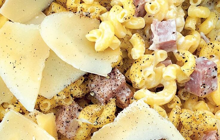 La recette des coquillettes au jambon de Juan Arbelaez