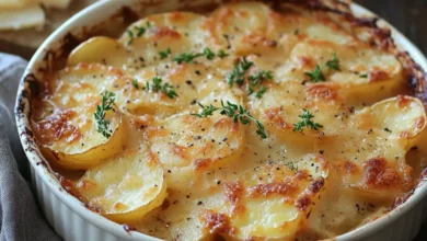 Pommes de Terre Rôties à l’Ail et Parmesan