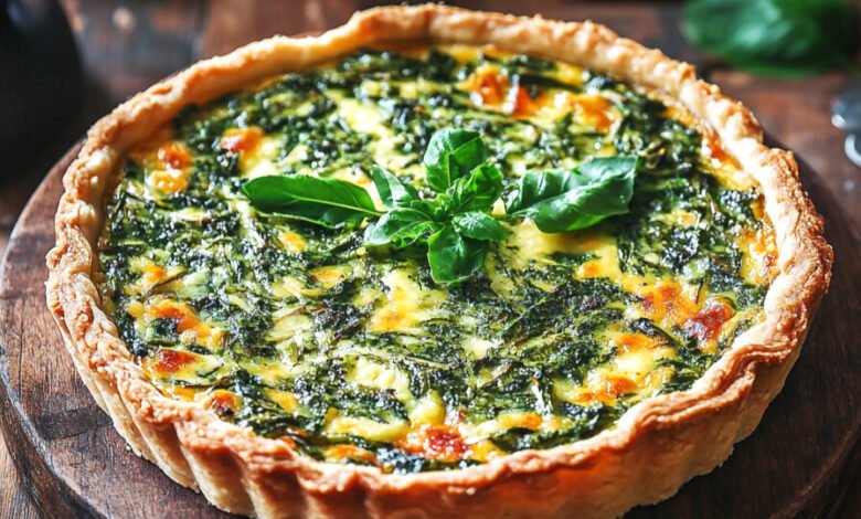Tarte aux Épinards Extravagante