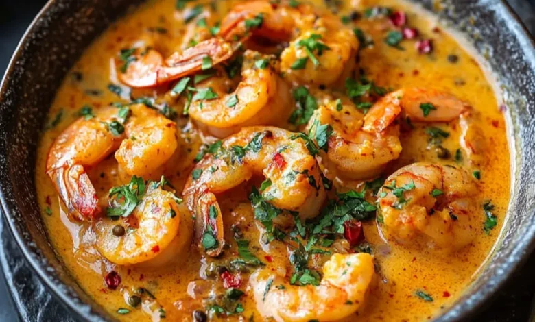 Crevettes au Beurre à l’Ail
