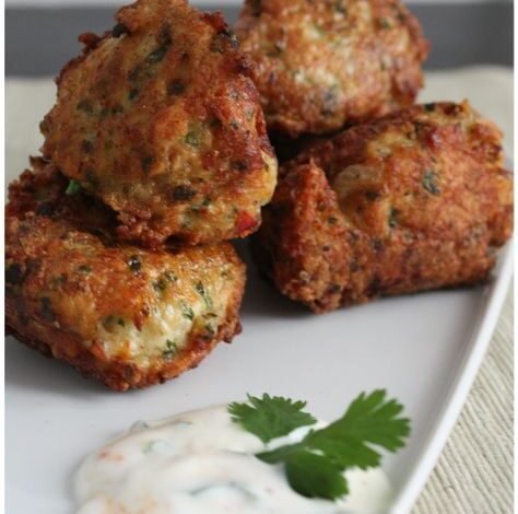 Boulettes de poulet à la coriandre & au gingembre