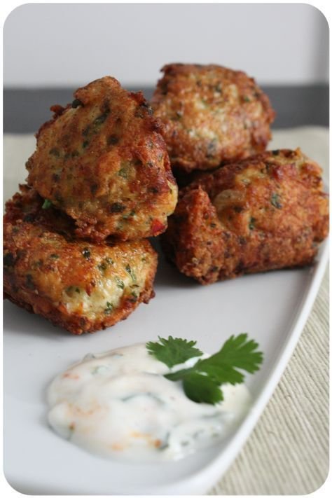 Boulettes de poulet à la coriandre & au gingembre