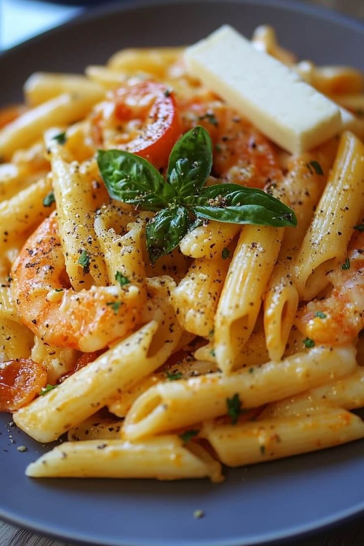 Délicieuse recette de Penne aux Crevettes et Fromage à essayer absolument