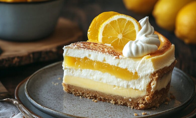 Cheesecake au Citron et Meringue