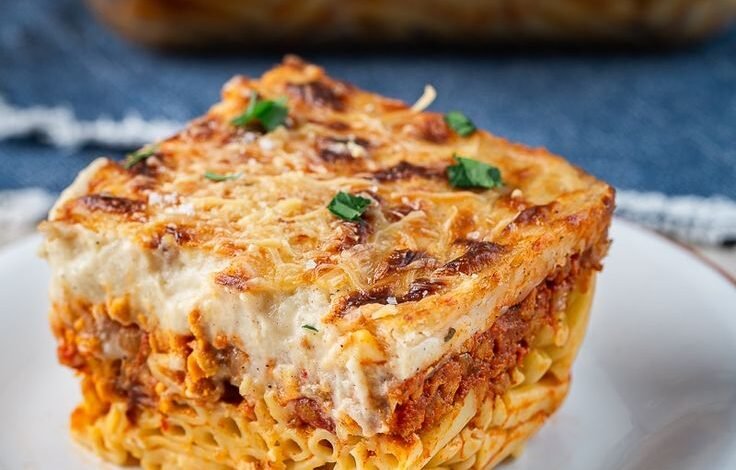 Pastitsio (gratin de pâtes grec)