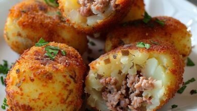 Croquettes de pommes de terre farcies à la viande : un classique revisité