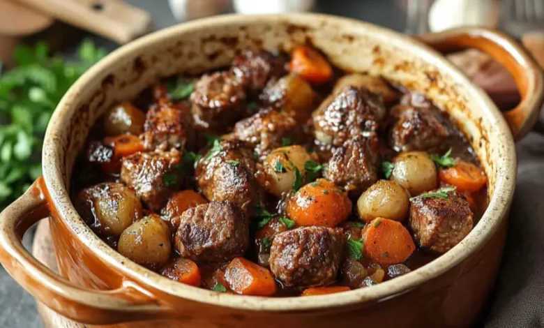 Casserole aux Boulettes de Viande