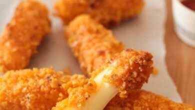 Crispy Doritos Mozzarella Sticks