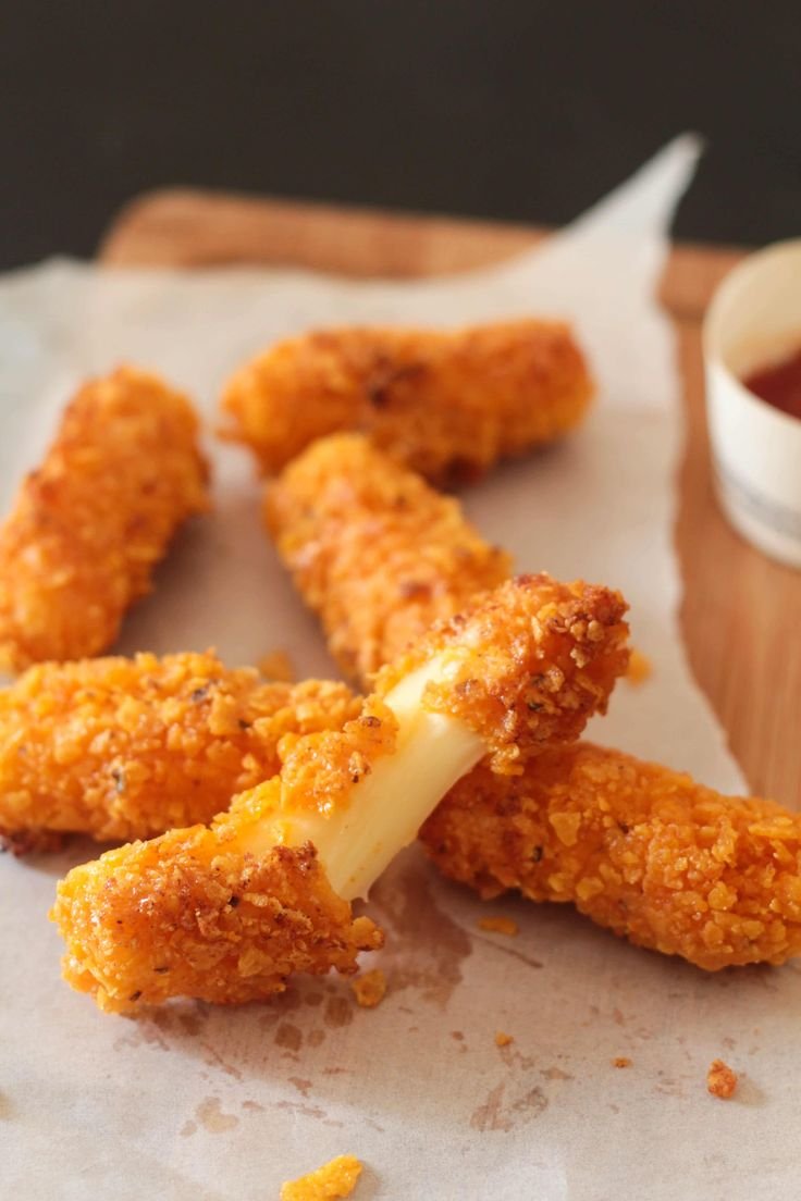 Crispy Doritos Mozzarella Sticks