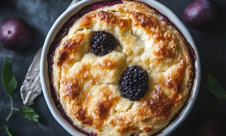 Cobbler Succulent aux Mûres