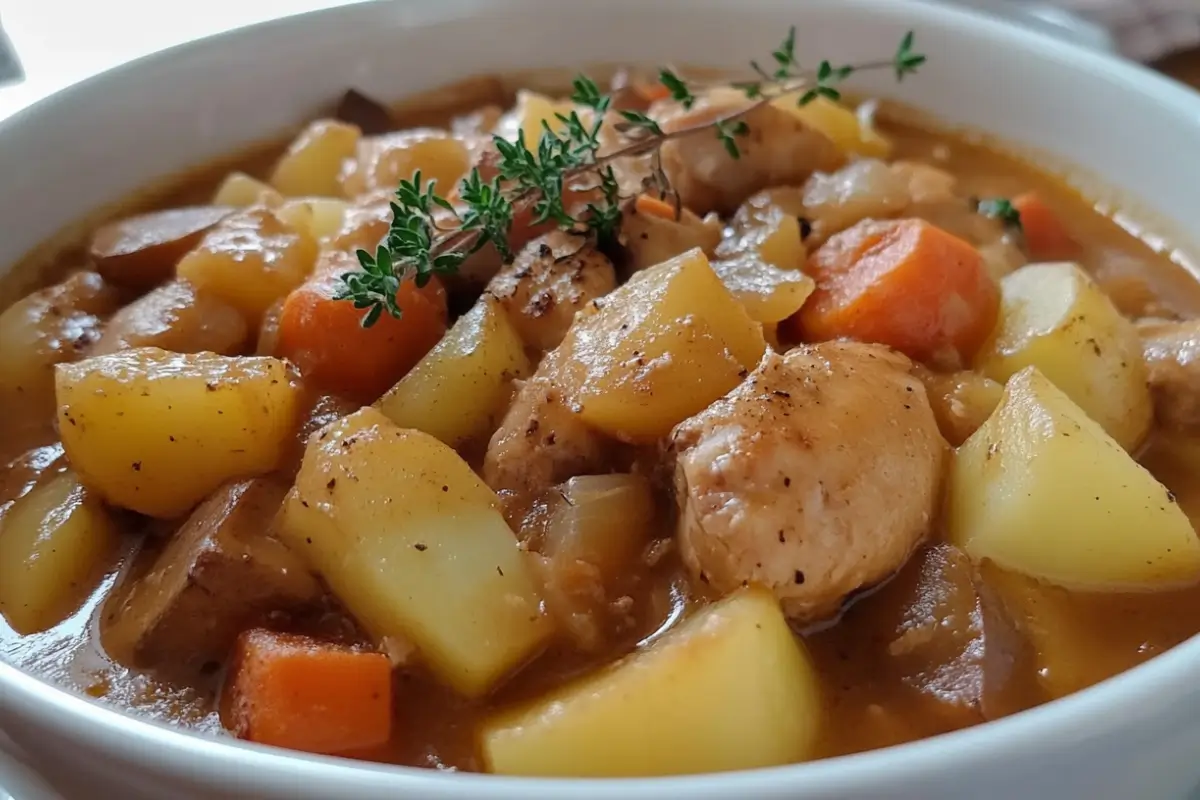 Mijoté de Poulet aux Légumes