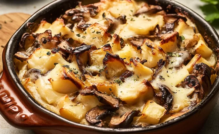 Tartiflette Végétarienne aux Champignons Gourmande
