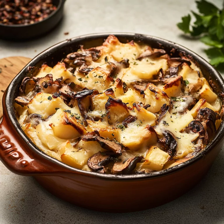 Tartiflette Végétarienne aux Champignons Gourmande