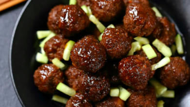 Boulettes de viande à l’asiatique (cuites au four)