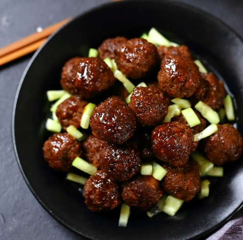 Boulettes de viande à l’asiatique (cuites au four)