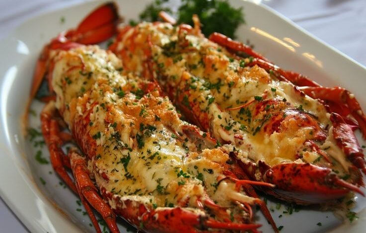 Recette de langouste au four