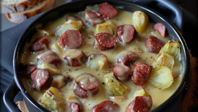 Recette Savoureuse de Fondue d’Endives aux Saucisses Fumées