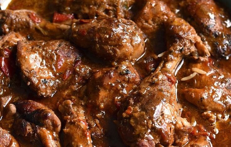 Poulet brun Jamaïcain
