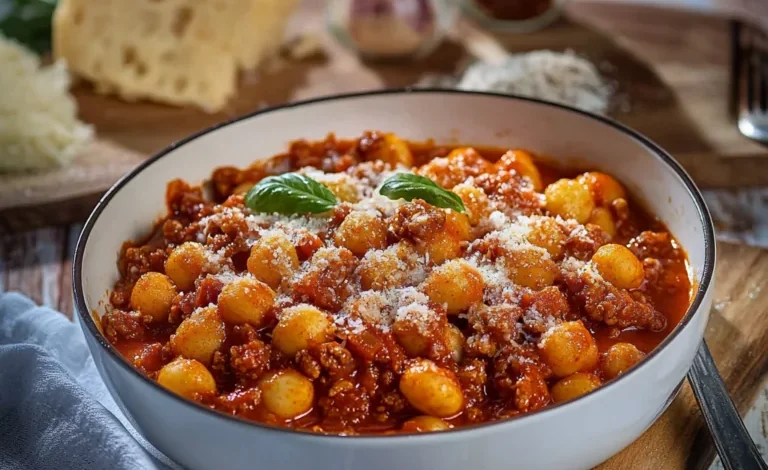 Gnocchi Bolognese