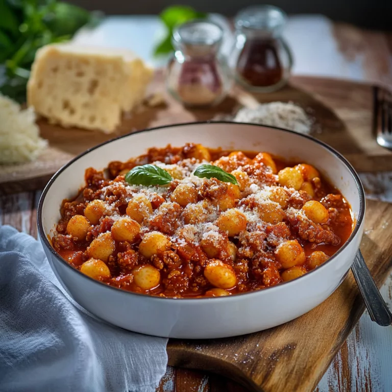 Gnocchi Bolognese